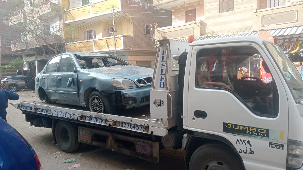 ونش انقاذ طريق اسماعيلية الزقازيق